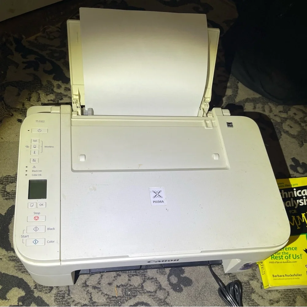 Canon Ts322 White Printer (BLUETOOTH)